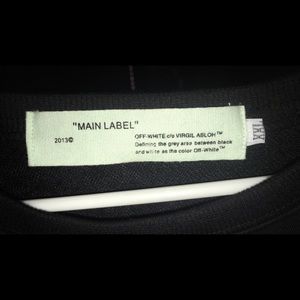 Off White crewneck 2013 brand new never worn.